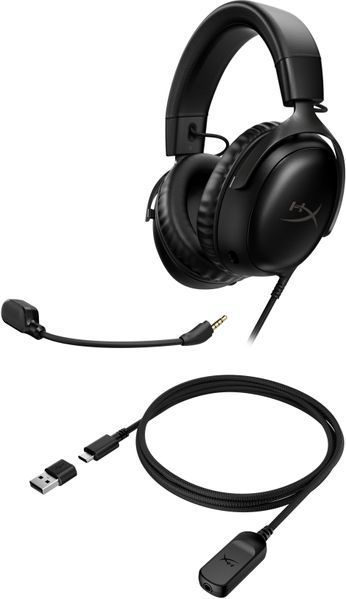 Гарнiтура HyperX Cloud III Black (727A8AA) 485669 фото
