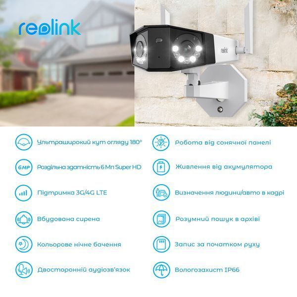 IP камера Reolink Duo 2 LTE 452963 фото