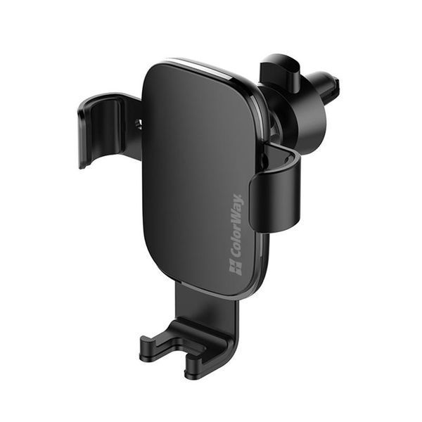 Тримач автомобільний СolorWay Metallic Gravity Holder 3 Black (CW-CHG14-BK) 479385 фото