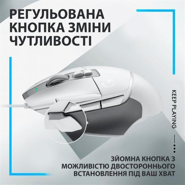 Миша Logitech G502 X White (910-006146) 435993 фото