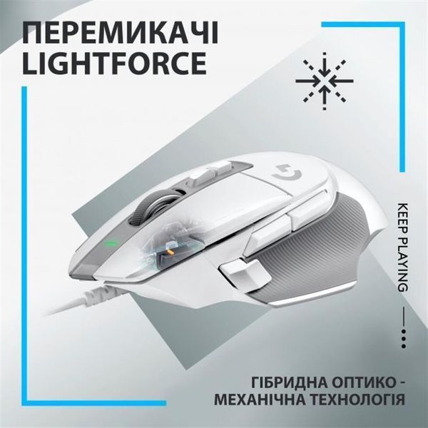 Миша Logitech G502 X White (910-006146) 435993 фото