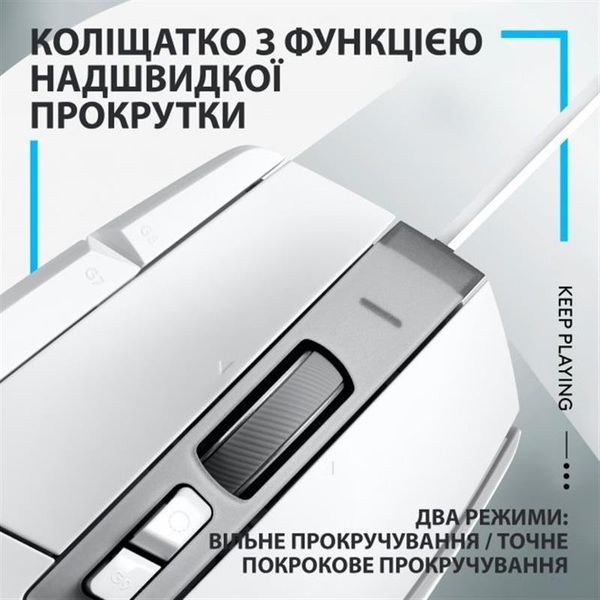 Миша Logitech G502 X White (910-006146) 435993 фото