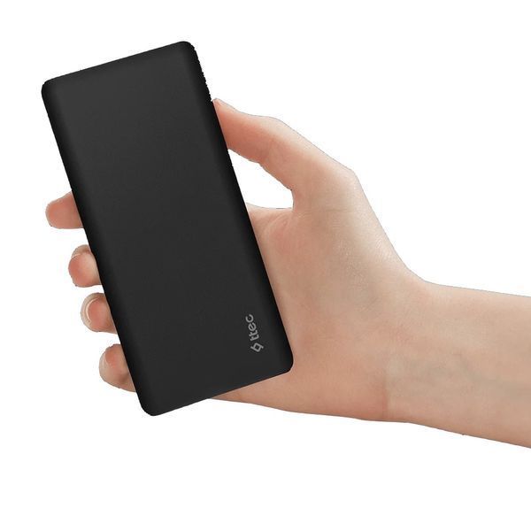 Універсальна мобільна батарея Ttec 10000mAh PowerSlim S Black (2BB135S) 405416 фото