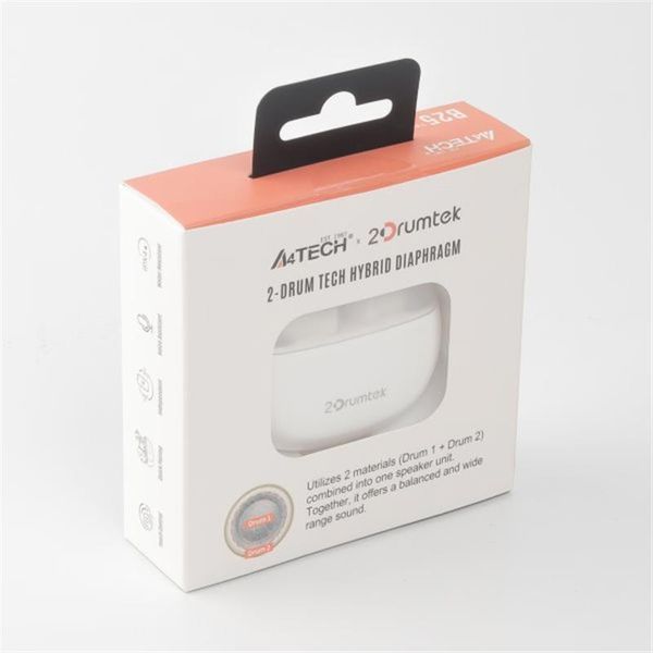 Bluetooth-гарнітура A4Tech B25 Grayish White 469371 фото