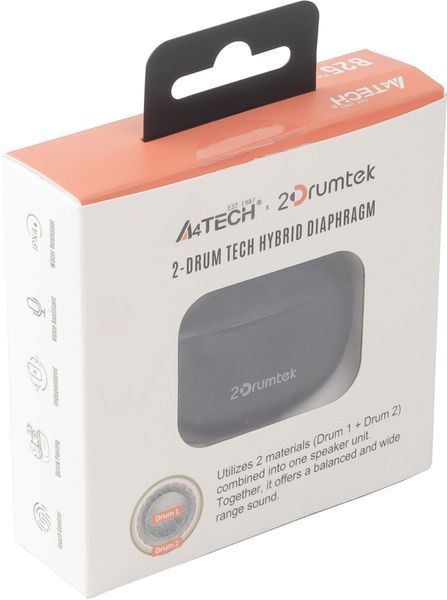 Bluetooth-гарнітура A4Tech B25 Ash Grey 456510 фото