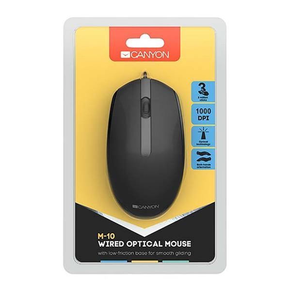 Миша Canyon CNE-CMS10B Black USB 334743 фото