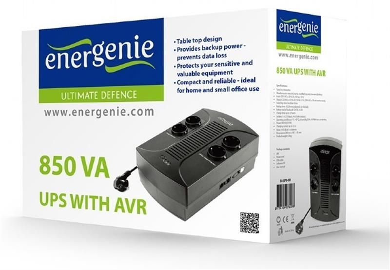 Джерело безперебійного живлення EnerGenie EG-UPS-002 850VA EG-UPS-002 фото