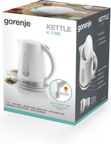 Електрочайник Gorenje K17WE 396872 фото