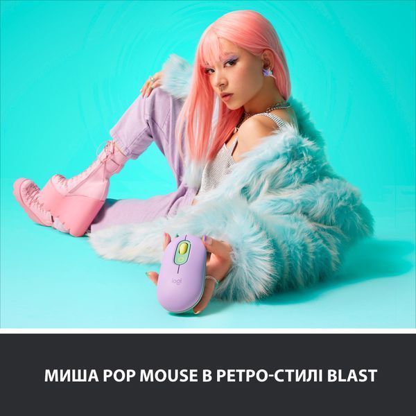 Миша бездротова Logitech POP Mouse Bluetooth Daydream Mint (910-006547) 395302 фото