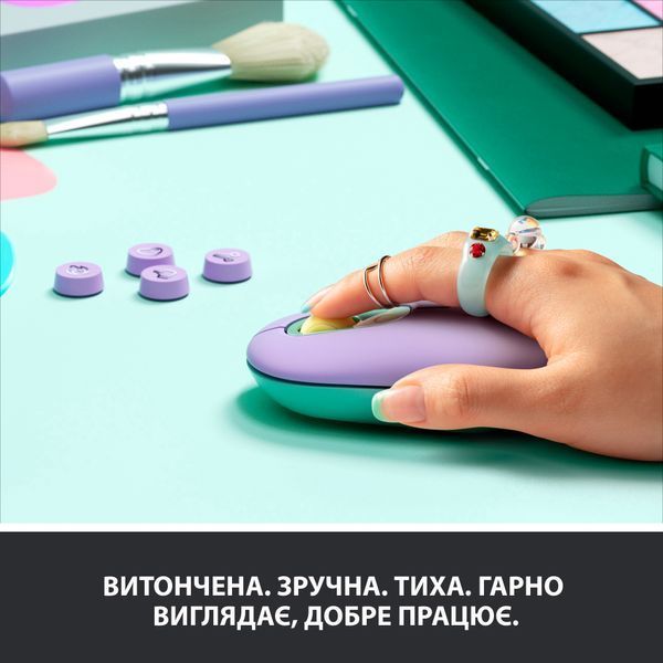 Миша бездротова Logitech POP Mouse Bluetooth Daydream Mint (910-006547) 395302 фото