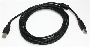 Кабель Cablexpert USB - USB Type-B V 2.0 (M/M), 1.8 м, феритовий фільтр, чорний (CCF-USB2-AMBM-6) CCF-USB2-AMBM-6 фото