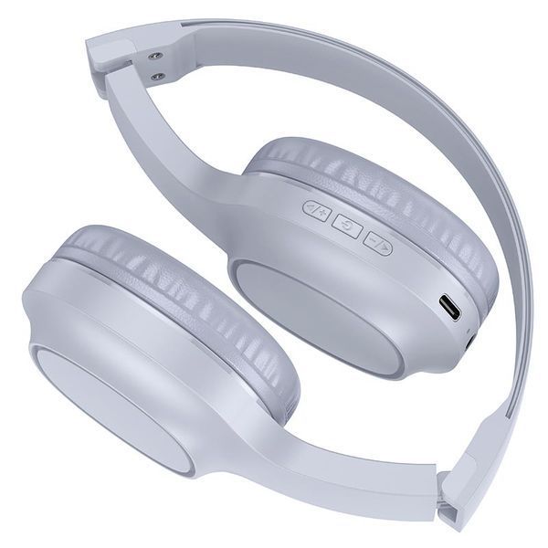 Bluetooth-гарнітура Hoco W46 Light Blue (W46LB) 489016 фото
