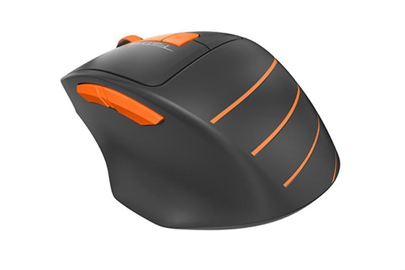 Миша бездротова A4Tech FG30 Black/Orange USB 276533 фото