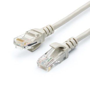 Патч-корд литий, UTP, RJ45, Cat.5e, 25m, сірий 9171 фото