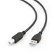 Кабель Cablexpert USB - USB Type-B V 2.0 (M/M), 1.8 м, чорний (CCP-USB2-AMBM-6) CCP-USB2-AMBM-6 фото 1