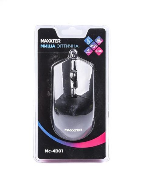 Миша Maxxter Mc-4B01 Black 379313 фото