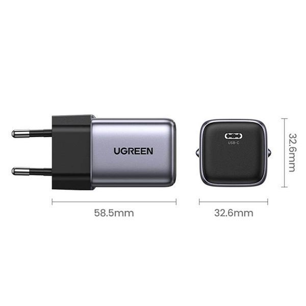 Зарядний пристрій Ugreen CD318 Gray (90664) 466940 фото
