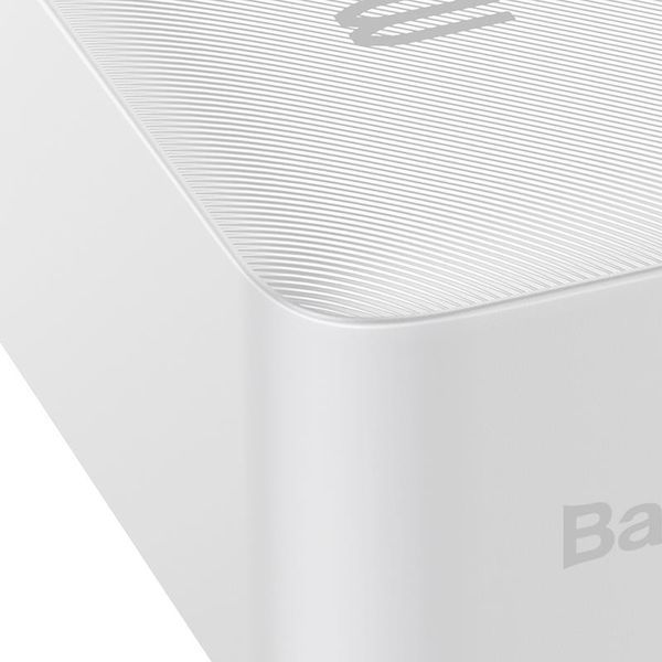 Універсальна мобільна батарея Baseus Bipow Digital Display 15W 30000mAh White (PPDML-K02) 428013 фото